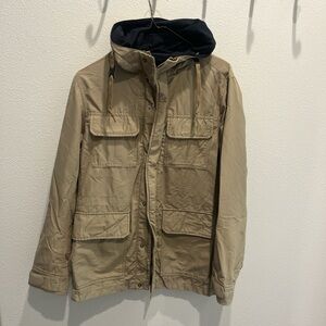 Unique Vintage Tan Military Field Jacket